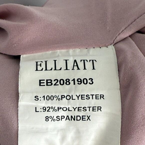 Elliatt Reception Strapless Ruffle Midi Dress Purple Pink XL - Picture 11 of 11